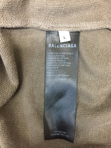 BALENCIAGA WFP World Food Programme プリントスウェット L チャコール