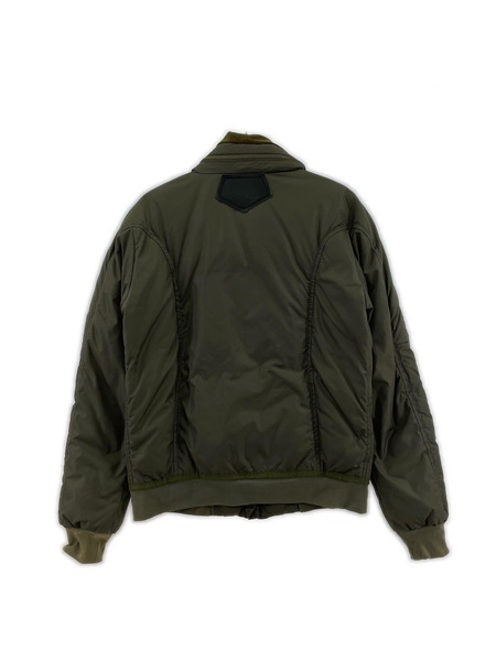 MARITHE + FRANCOIS GIRBAUD ジャケット 八ノ字ジップ ダウンジャケット 緑