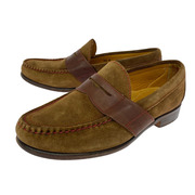 COLE HAAN シューズ スエードローファー ブラウン