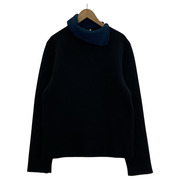 OAMC Arno Jumper スプリットネック ウールニットセーター XS ブラックネイビー