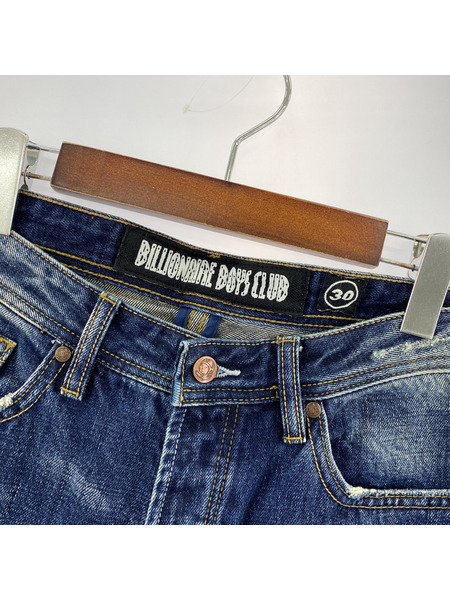 BILLIONAIRE BOYS CLUB ダメージデニムパンツ W30