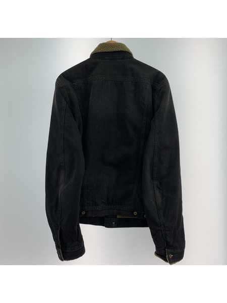 DIESEL デニムジャケット ボアデニムジャケット グレー  (L)[値下]