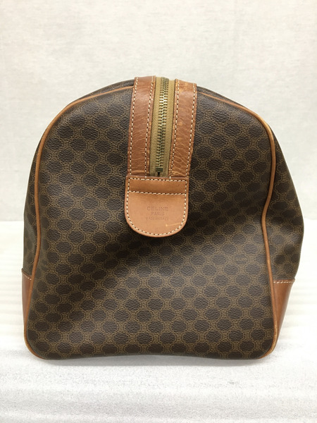 CELINE マカダム柄 ボストンバッグ