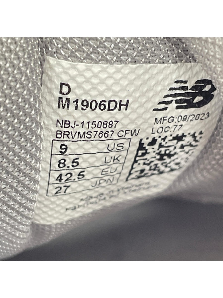 NEW BALANCE スニーカー M1906DH グレー（27cm）
