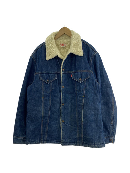 70s頃 Levi's 71605-0217 ボアランチジャケット 46 希少ビッグサイズ 濃紺