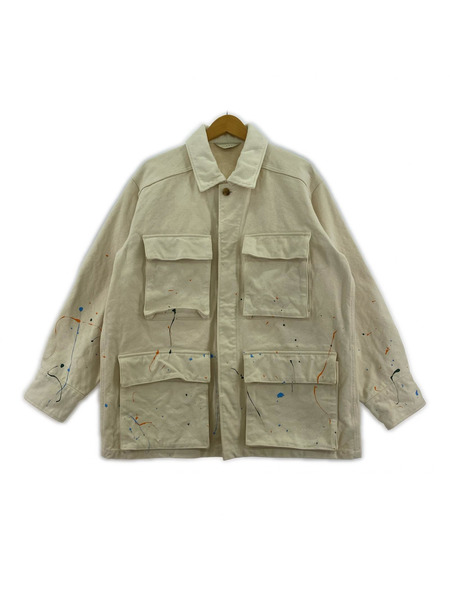 Jieda 21aw DUCK M65 SHIRT Jie-21W-SHO2-A アイボリー (1)