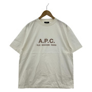 A.P.C.ｘBEAMS 刺繍ロゴＴ Ｌ