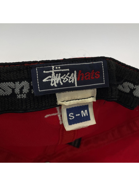 90s OLD STUSSY CAP レッド