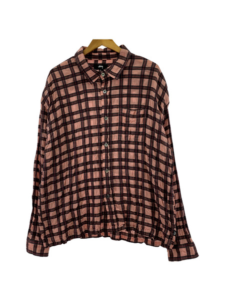 STUSSY SONOMA PLAID SHIRT L