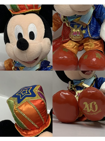 東京ディズニーリゾート 40周年  ミッキー＆ミニー ぬいぐるみ＆アクセサリー タグ付きTOKYO Disney RESORT ドリームゴーラウンド グランドフィナーレ 