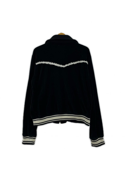 LITTLEBIG ジャケット ベロアトラックジャケット 黒 (M)[値下]