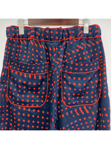 FACETASM 18SS DOT EASY PANTS ボトムス  ネイビー