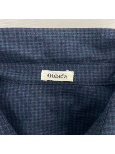 Oblada チェック ラッフルシャツ SIZE F   F2510SH03