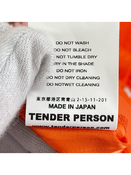 Tender person ロウライダーストライプシャツ LOWRIDER STRIPE SHIRT 4 オレンジ
