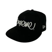 Supreme×NEW ERA/HANDSTYLE CAP/BLK