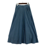 DOUBLE STANDARD CLOTHING/ドットフレアスカート/36/BLU