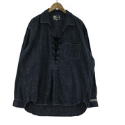 長袖シャツ SOUTHOVER WOLVERINER MOMA レースアップPOシャツ