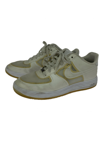 NIKE スニーカー LUNAR FORCE 1 FUSE PRM/28cm/WHT