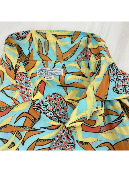 OLD・VINTAGE 半袖シャツ royal hawaiian rayon shirt