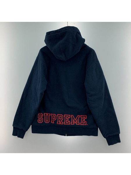 Supreme Thermal Zip Up Hooded Sweatshirt Sweat L ネイビー