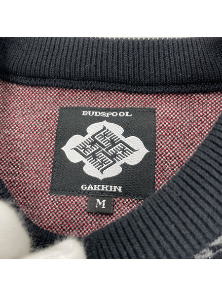 GAKKIN×BUDSPOOL 渦軍鶏 COTTON KNITSWEATER M｜商品番号 ...