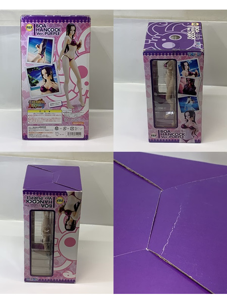 P.O.P ワンピース LIMITED EDITION ボア・ハンコック Ver.PURPLE 開封品 ダメージあり Portrait.Of.Pirates ONE PIECE 