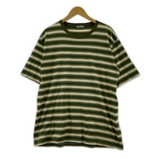 AURALEE GRADIENT STRIPE JERSEY TEE4 A25AT02GJ