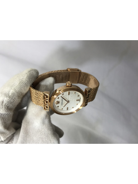 ヴェルサーチ/ミアンダー/VELW/電池交換済 レディースQZ