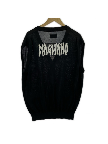 MAGLIANO バックロゴ ニットベスト