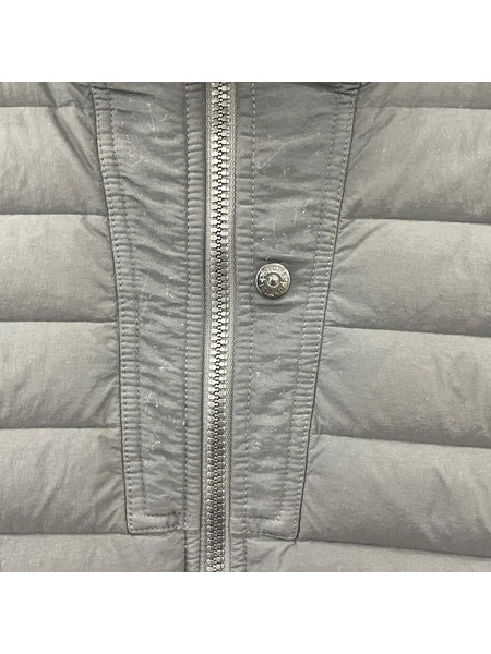 STONE ISLAND パーカー LOOM WOVEN DOWN CHAMBERS STRETCH