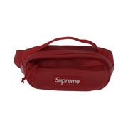 Supreme leather waist bag　赤