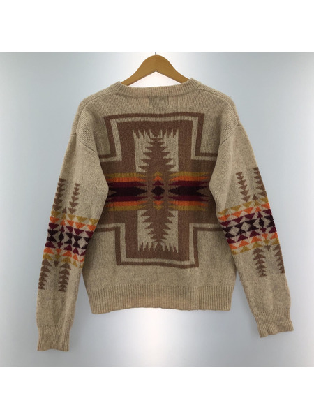PENDLETON L/Sニット ベージュ ネイティブ M