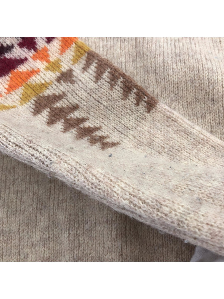PENDLETON L/Sニット ベージュ ネイティブ M