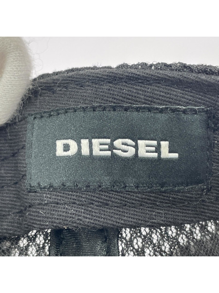 DIESEL C-TRUC HAT キャップ 黒