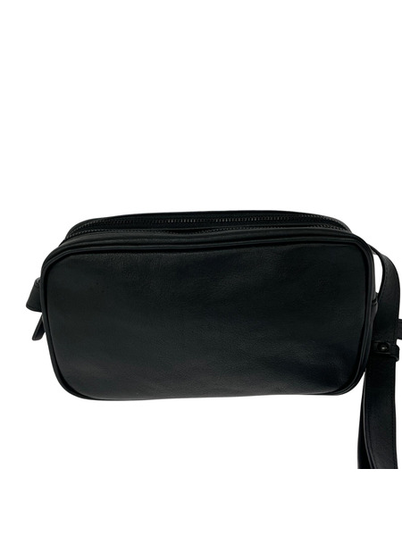 PATRICK STEPHAN Leather shoulder bag 'double zip 黒