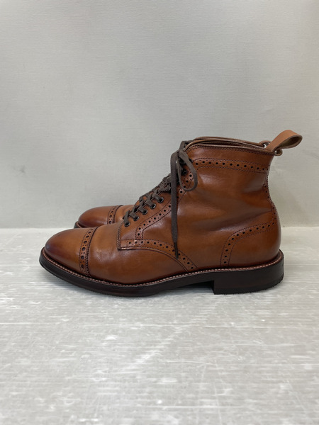 ALDEN×Obscura カーフレザー ウイングチップブーツ 7