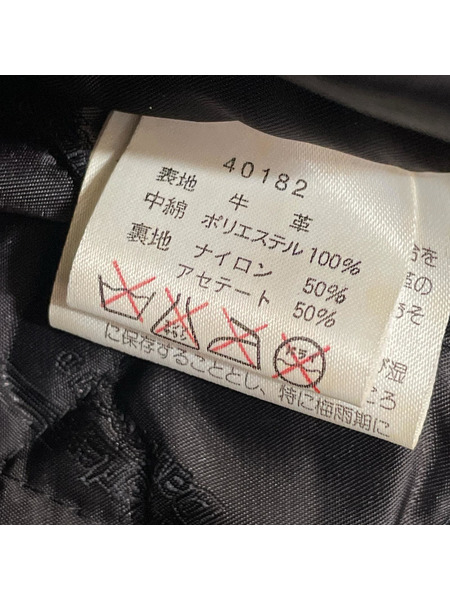 Harley-Davidson ライダース シングルレザーライダース (XS) 黒