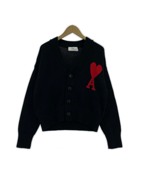 AMI paris カーディガン BIG HEART KNIT CARDIGAN (XS)