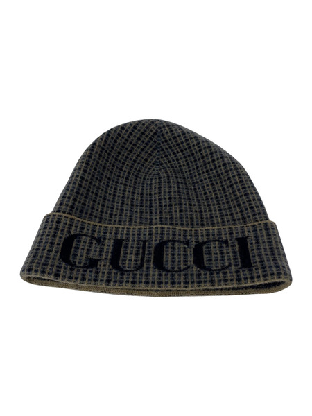 GUCCI ニットキャップ ブルー