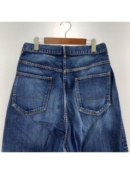 ANCELLM AGING WIDE DENIM PANTS 2 インディゴ