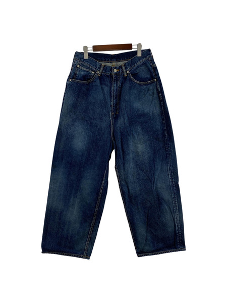 ANCELLM AGING WIDE DENIM PANTS 2 インディゴ