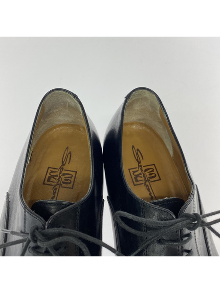 SANTONI シューズ ストレートチップ レザーシューズ (US7.5) ブラック