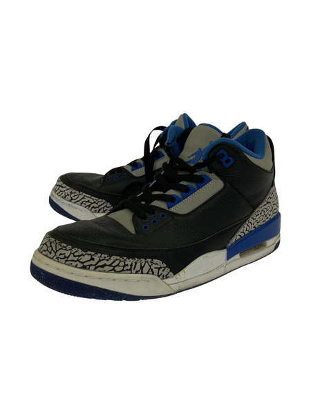 鑑賞用 NIKE AIR JORDAN 3 RETRO SPORT BLUE 136064-007 27.5cm｜商品 ...