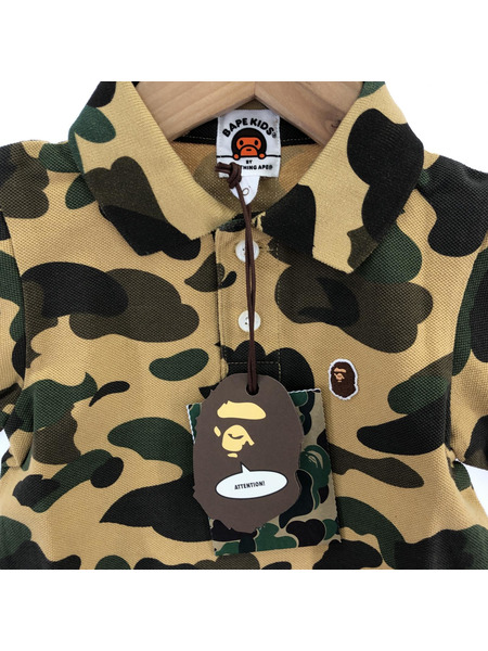 A BATHING APE KIDS ポロシャツ カモ