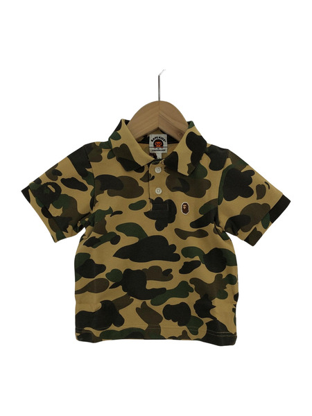 A BATHING APE KIDS ポロシャツ カモ