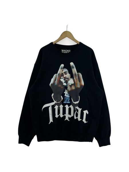 WACKO MARIA×2PAC 23SS HEAVY WEIGHT SWEAT SHIRT プリントスウェット L