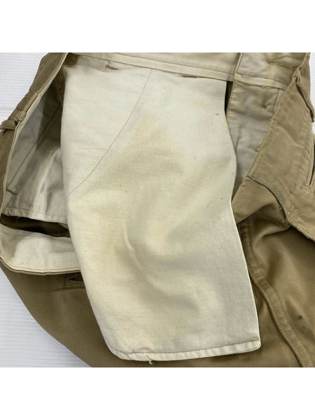 OLD・VINTAGE パンツ U.S.ARMY 40s-50s チノトラウザー ベージュ (W32程)