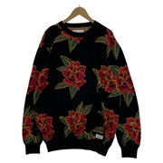 WACKOMARIA FLOWER JACQUARD SWEATER(L)