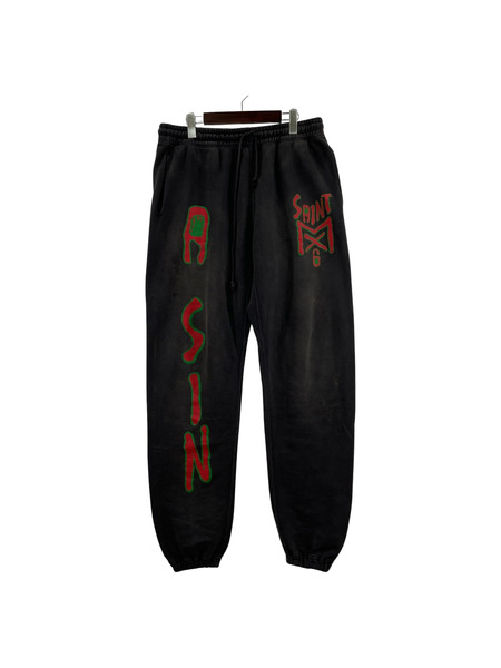 SAINT MICHAEL SM-A23-0000-033 SWEAT PANTS MX6（L）