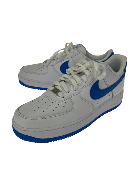 NIKE AIR FORCE 1 07 WHITE/PHOTO BLUE (27.0cm) FJ4146-103